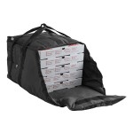 CaterGator Dash Insulated Pizza Delivery Bag Black Soft-Sided Heavy-Duty Nylon 18 1/2 CaterGator Dash Insulated Pizza Delivery Bag Black Soft-Sided Heavy-Duty Nylon 18 1/2