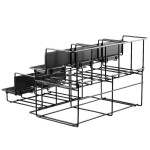 Bunn 35728.0004 UNIV-5 APR Two Tier Five Pot Universal Airpot Rack
