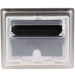 Vollrath 6525-13 Stainless Steel In-Counter Fullfold Napkin Dispenser - Clear