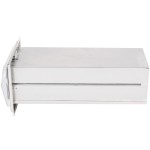 Vollrath 6525-13 Stainless Steel In-Counter Fullfold Napkin Dispenser - Clear