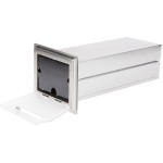 Vollrath 6525-13 Stainless Steel In-Counter Fullfold Napkin Dispenser - Clear