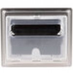 Vollrath 6525-13 Stainless Steel In-Counter Fullfold Napkin Dispenser - Clear