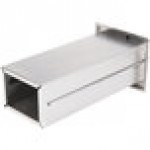 Vollrath 6525-13 Stainless Steel In-Counter Fullfold Napkin Dispenser - Clear