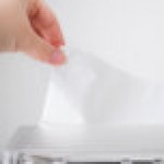 Vollrath 6525-13 Stainless Steel In-Counter Fullfold Napkin Dispenser - Clear