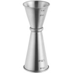 TableCraft 1 oz. & 1.5 oz. Stainless Steel Japanese Jigger JJ1205 TableCraft 1 oz. & 1.5 oz. Stainless Steel Japanese Jigger JJ1205