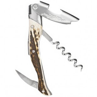 Laguiole Millesime from Steelite International Waiter's Corkscrew with Stag Horn Handle 3350 BX Laguiole Millesime from Steelite International Waiter's Corkscrew with Stag Horn Handle 3350 BX