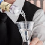 Acopa 1 oz. 3-Ball Measured Liquor Pourer - 12/Case