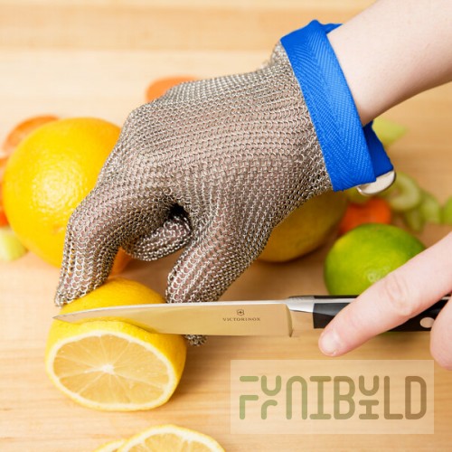San Jamar MGA515L Stainless Steel Mesh Cut Resistant Glove - Large
