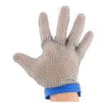 San Jamar MGA515L Stainless Steel Mesh Cut Resistant Glove - Large San Jamar MGA515L Stainless Steel Mesh Cut Resistant Glove - Large