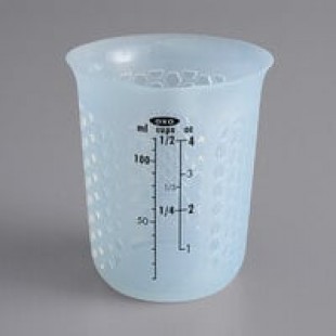 iSi B26900 Flex-it 2 oz. Mini Translucent Silicone Measuring Cup
