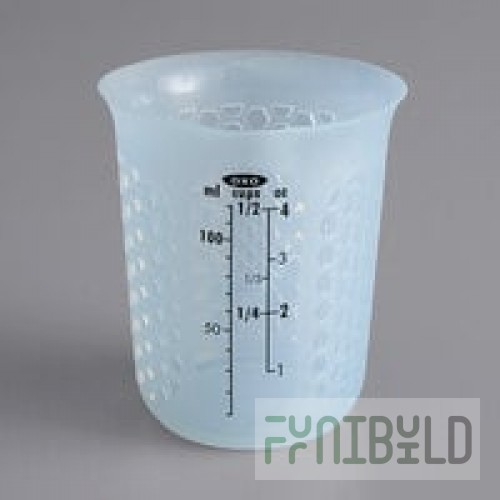 iSi B26900 Flex-it 2 oz. Mini Translucent Silicone Measuring Cup