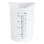 iSi B26900 Flex-it 2 oz. Mini Translucent Silicone Measuring Cup