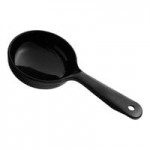 Carlisle 496101 Measure Misers 1.5 oz. Reddish Brown Acetal Short Handle Perforated Portion Spoon