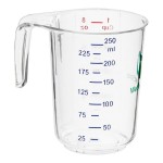 WebstaurantStore 1 Cup Clear Plastic Measuring Cup WebstaurantStore 1 Cup Clear Plastic Measuring Cup