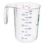 WebstaurantStore 1 Cup Clear Plastic Measuring Cup WebstaurantStore 1 Cup Clear Plastic Measuring Cup