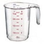 WebstaurantStore 1 Cup Clear Plastic Measuring Cup WebstaurantStore 1 Cup Clear Plastic Measuring Cup