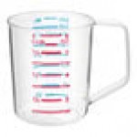 WebstaurantStore 1 Cup Clear Plastic Measuring Cup WebstaurantStore 1 Cup Clear Plastic Measuring Cup