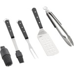 Wusthof 9069920001 4-Piece BBQ Set with Black POM Handles Wusthof 9069920001 4-Piece BBQ Set with Black POM Handles