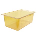 Vollrath 9008410 Super Pan® Full Size Amber High Heat Plastic Food Pan - 8