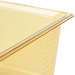 Vollrath 9008410 Super Pan® Full Size Amber High Heat Plastic Food Pan - 8