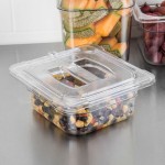 Carlisle 3068307 StorPlus 1/6 Size Clear Polycarbonate Food Pan - 2 1/2