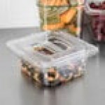 Carlisle 3068307 StorPlus 1/6 Size Clear Polycarbonate Food Pan - 2 1/2