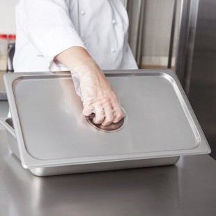 Choice Full Size Stainless Steel Solid Steam Table / Hotel Pan Cover Choice Full Size Stainless Steel Solid Steam Table / Hotel Pan Cover