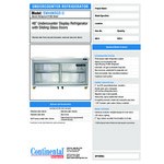 Continental Refrigerator SW48NSGD-U 48