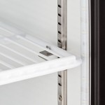 Avantco CRM-7-HC Stainless Steel Countertop Display Refrigerator with Swing Door - 4.1 Cu. Ft.