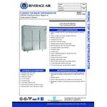Beverage-Air P-Series PR3HC-1AHS 77 3/4