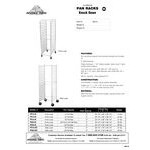 Advance Tabco PR12-5K 12 Pan End Load Bun / Sheet Pan Rack - Unassembled