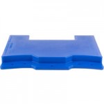 Cambro VBRU6186 Navy Blue 6' Versa Ultra Food / Salad Bar with Storage and Standard Casters