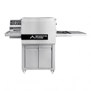 Moretti Forni T64E Ventless Electric Conveyor Oven with Closed Base - 208V, 1 Phase