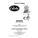 Globe SP60 60 Qt. Planetary Floor Mixer with Guard & Standard Accessories - 208V, 3 Phase, 3 hp Globe SP60 60 Qt. Planetary Floor Mixer with Guard & Standard Accessories - 208V, 3 Phase, 3 hp