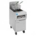 Frymaster PH155-C Natural Gas High Efficiency Fryer 50 lb. with Programmable Computer Controls and Stainless Steel Door - 80,000 BTU