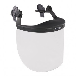 Ergodyne 60245 Skullerz 8995 Clear Anti-Scratch Anti-Fog Face Shield with Adapter for Skullerz Full Brim Hard Hats Ergodyne 60245 Skullerz 8995 Clear Anti-Scratch Anti-Fog Face Shield with Adapter for Skullerz Full Brim Hard Hats