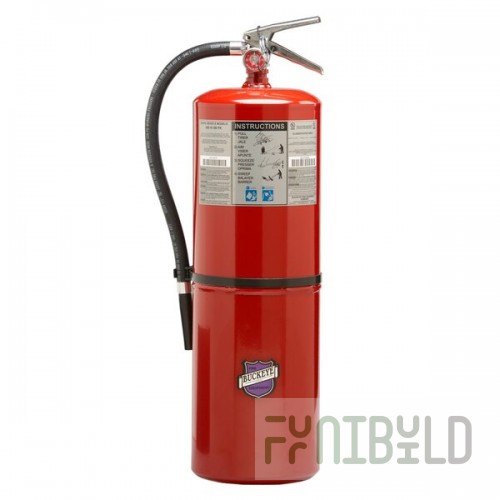 Buckeye 20 lb. Purple K Dry Chemical BC Fire Extinguisher - Rechargeable Untagged - UL Rating 120-B:C