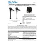 Sloan 24501401 ADA Height Elongated Wall-Mounted Battery-Powered Sensor Toilet with G2 8111 Polished Chrome Flushometer - 1.28 GPF Sloan 24501401 ADA Height Elongated Wall-Mounted Battery-Powered Sensor Toilet with G2 8111 Polished Chrome Flushometer - 1.28 GPF