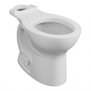 American Standard Cadet PRO Right Height 3517B101.020 White Vitreous China Floor-Mount Chair Height Round Toilet Bowl - 1.6 GPF American Standard Cadet PRO Right Height 3517B101.020 White Vitreous China Floor-Mount Chair Height Round Toilet Bowl - 1.6 GPF