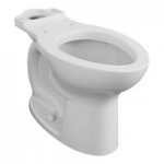 American Standard Cadet PRO Right Height 3517B101.020 White Vitreous China Floor-Mount Chair Height Round Toilet Bowl - 1.6 GPF