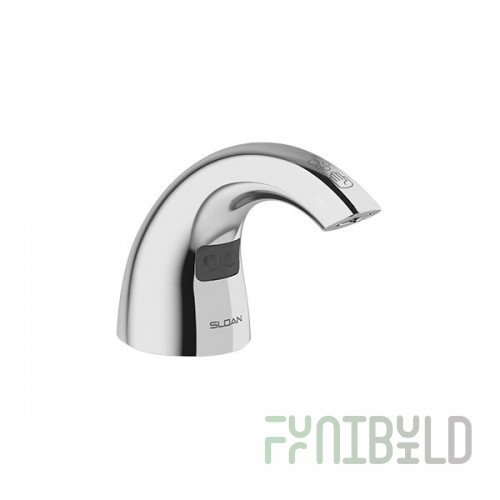 Sloan 3346098 Polished Chrome Battery-Powered Deck Mount Sensor Foam Soap Dispenser