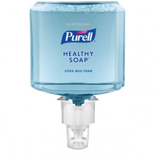 PURELL® 5075-02 Healthcare Healthy Soap® ES4 1200 mL Ultra Mild Foam Hand Soap - 2/Case