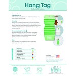Fresh Products Hang Tag HTSC-F-012I072M-06 Cotton Blossom Scent Passive Air Freshener - 12/Case Fresh Products Hang Tag HTSC-F-012I072M-06 Cotton Blossom Scent Passive Air Freshener - 12/Case
