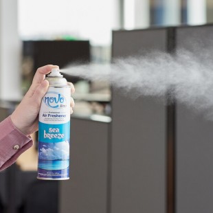 Noble 10 oz. Sea Breeze Ready-to-Use Aerosol Air Freshener / Deodorizer Spray - 12/Case Noble 10 oz. Sea Breeze Ready-to-Use Aerosol Air Freshener / Deodorizer Spray - 12/Case