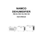 Namco P646-190 190 Pint Crawl Space Dehumidifier with Automatic Pump - 110V
