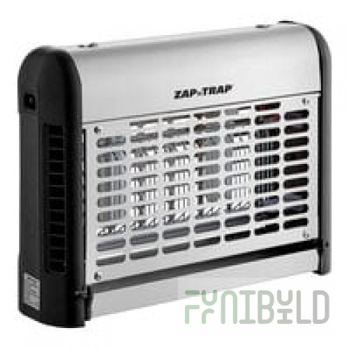 Lavex Zap N Trap Stainless Steel Indoor Insect Trap / Bug Zapper with 1150 sq. ft. Coverage - 120V, 26W
