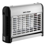 Lavex Zap N Trap Stainless Steel Indoor Insect Trap / Bug Zapper with 1150 sq. ft. Coverage - 120V, 26W