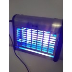Lavex Zap N Trap Stainless Steel Indoor Insect Trap / Bug Zapper with 1150 sq. ft. Coverage - 120V, 26W