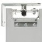 Regency Double Aluminum Swinging Traffic Door with 9