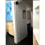 Regency Double Aluminum Swinging Traffic Door with 9